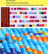 DOTZSO Diamond Art Kits for Adults 6 PCS DIY Full Diamond Art kit with Crystal Cross Stitch Picture Art and Craft for Adult Beginners 12x16 Inches (Landscape Abstract) DOTZSO