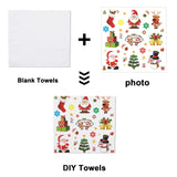 GEKIXUTP 20 Pcs Sublimation Towels Blank，12 x 12 Inch DIY Microfiber Sublimation Kitchen Towels Dish Towels，Sublimation Tea Towels Blanks Kitchen Cleaning Supplies，Sublimation Hand Towels GEKIXUTP