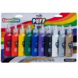 Tulip Puff Paint Essential Rainbow Colors 10-pack, Multi-Surface, Premium Quality, Nontoxic & Waterproof Craft Paint, Permanent on Fabric, 10-pack TULIP