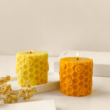 Honeycomb Silicone Cylinder Mold for Resin Casting & Candle Making ESEDAGE