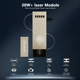 DLC - 80W Laser Engraving Cutting Module with Air Assist, 10W(10000mW) Output Power,Built-in FAC,Compressed Spot CNC Carving DIY Laser Master for Laser Cutter Laser Engraver Machine - Class 4 WoodArtSupply