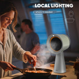 BREETEE Portable Range Hood Kitchen - Powerful 3-Speed Suction Desktop Compact Range Hood with Double Filter - Kitchen Exhaust Fan with Carbon Filters for RVs, Hot Pot Cooking, Grill Air Cleaner Breetee