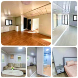 Luxury Roof Waterproof Prefab Mobile Tiny Home for Sale with 2 3 4 Bedroom 20ft 40ft Folding Expandable Container House to Live in for Adults with Terrace Generic