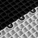 Speedway Diamond Interlocking Garage Floor Tiles 12 x 12-Inch, Black, 50 Piece Set Speedway