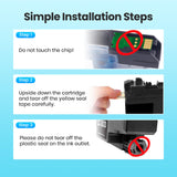 LC3033XXL Ink Cartridges 5-Pack Replacement for Brother LC3033 BK/C/M/Y Ink Cartridges LC3035 LC3033XXL High Yield for MFC-J995DW MFC-J805DW MFC-J815DW Printer (2 Black, 1 Cyan, 1 Magenta, 1 Yellow) PrintImpression