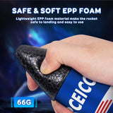 Rocket Launcher, 200 Feet of Flight Altitude, Model Rocket Kits with Launch Set, Ultra-high Flying Rocket, Rocket Toy, Outdoor Toys for Ages 8-13, Birthday Gift for Kids Boys & Girls Rceico