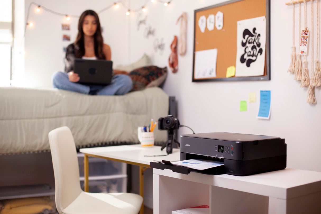 Canon PIXMA TS6420a All-in-One Wireless Inkjet Printer [Print,Copy,Scan], Black, Works with Alexa Canon