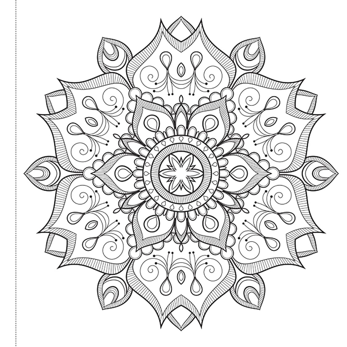 Mandala Art: Colouring books for Adults with tear out sheets Wonder House