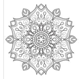 Mandala Art: Colouring books for Adults with tear out sheets Wonder House