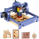 HENGTONGTOOL T1 Laser Engraver Machine, 3.5W Laser Engraving Machine and Cutting Machine for Beginners, Precision 0.06 mm Laser Spot, 10000 mm/min, Best Laser Engraver for DIY Projects, Wood, Metal HENGTONGTOOL
