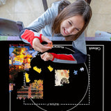 Rubber Jigsaw Puzzle Mat 1000 Pieces | 20" x 27"Puzzle Mats Roll Up | Jigsaw Puzzle Mats for Adult Puzzles Storage and Saver | Work with Puzzle Board and Puzzle Table Celawork
