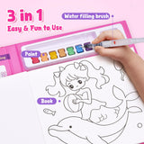 JoyCat Paint with Water Coloring Books, Art & Craft Activity, Princess No Mess Art for Kids Ages 4-8, Craft Kits & Supplies, DIY Creative Activity, Presents for Girls & Boys JoyCat