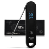 Thermocouple Food Thermometer, <1 Second Response time, ±0.5°F Accuracy, IP67 Waterproof, Magnetic, Auto-Rotate Digital Thermometer for Cooking, Oven, Grill, BBQ, Liquid, Brewing, Tea, Candy Foodie IQ