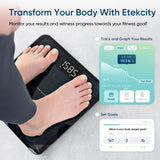 Etekcity Smart Scale for Body Weight, Bathroom Digital Weighing Scale with BMI, Body Fat, Muscle Mass, Accurate Bluetooth Home User Health Equipment Sync Apps Etekcity