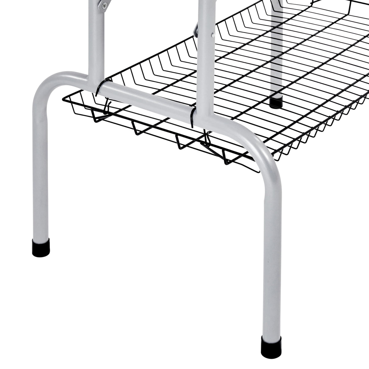 Yaheetech Foldable & Portable Pet Grooming Table for Home - Stainless Steel H-Shape Frame Height Adjustable Pet Beauty Table w/Arm/Noose/Mesh Tray, 45in x 24in Yaheetech