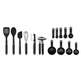 KitchenAid Classic Tool and Gadget Set, 15-Piece, Black KitchenAid