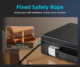 Gun Safe with Handle, Biometric Gun Safe for Handgun, 4-Ways unlock with Sound(APP, Fingerprint, Digital PIN, Key), Smart Lock Box For Cloakroom, Living Room, Bedroom Nightstand and Car Swikitec