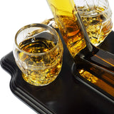 Ice Hockey Whiskey Decanter Set with 4 Unique Helmet Glasses, 750ml Decanter and 8oz Glasses – Perfect for Hockey Fans Gift, Whiskey Lovers, Sports Enthusiasts, Fathers, or Holidays by The Wine Savant The Wine Savant