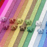 Yeooyoor Origami Stars Papers Package DIY Paper, 360 Sheets - 18 Colors ( Glitter Origami Stars) Yeooyoor