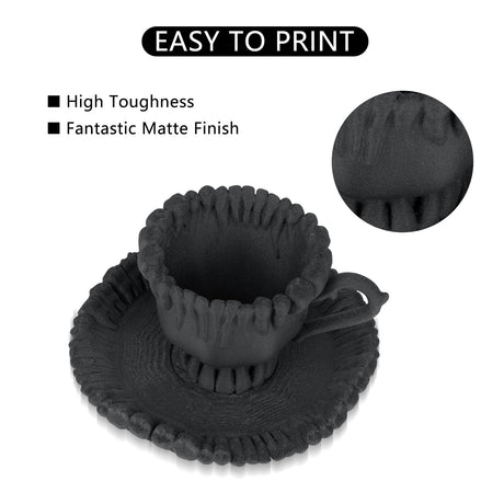 iSANGHU Carbon Fiber Polycarbonate Filament 1.75mm, UV/Heat Resistance PC-CF 3D Printer Filament, Carbon Fiber PC Filament for High-Temperature Technical Parts, 1kg(2.2lbs) Spool iSANGHU