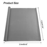 foriy Garage Floor Oxford Mats, 4x8.2ft Diamond Plate Garage Flooring Rolls, Car Parking Mats with Embossed Diamond Plate Pattern, Gray Floor Protector Mat for Garage Floor Under Car Trailer Truck foriy