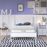 Modway Jenna 8” Innerspring and Memory Foam Twin Mattress With Individually Encased Coils, White Modway