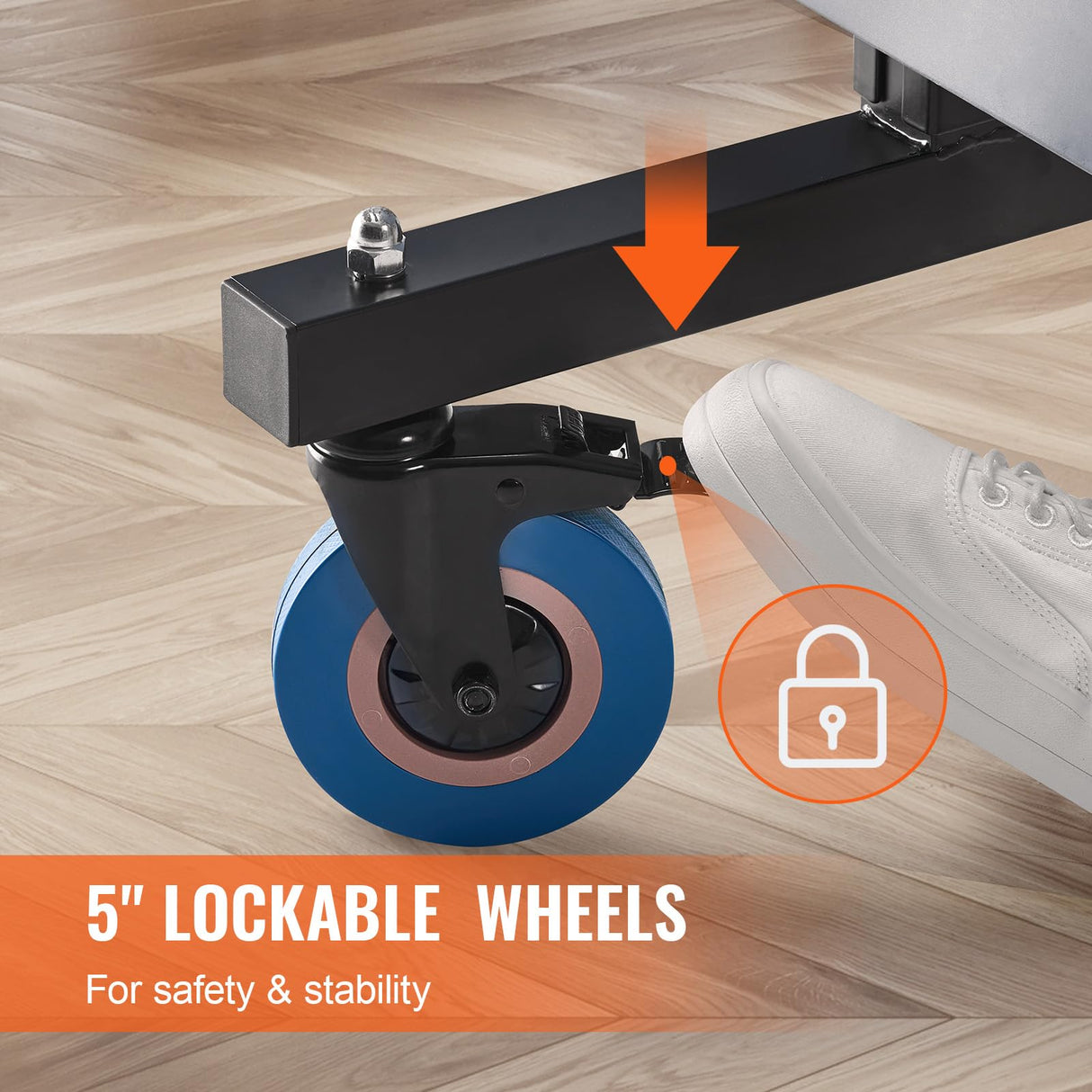 VEVOR Ping Pong Table, Professional Table Tennis Game, Indoor MDF Portable Table Tennis Table, Foldable Ping Pong Table with Quick Clamp Net and Lockable Wheel, 10 Minute Easy Assembly, 25mm Tabletops VEVOR