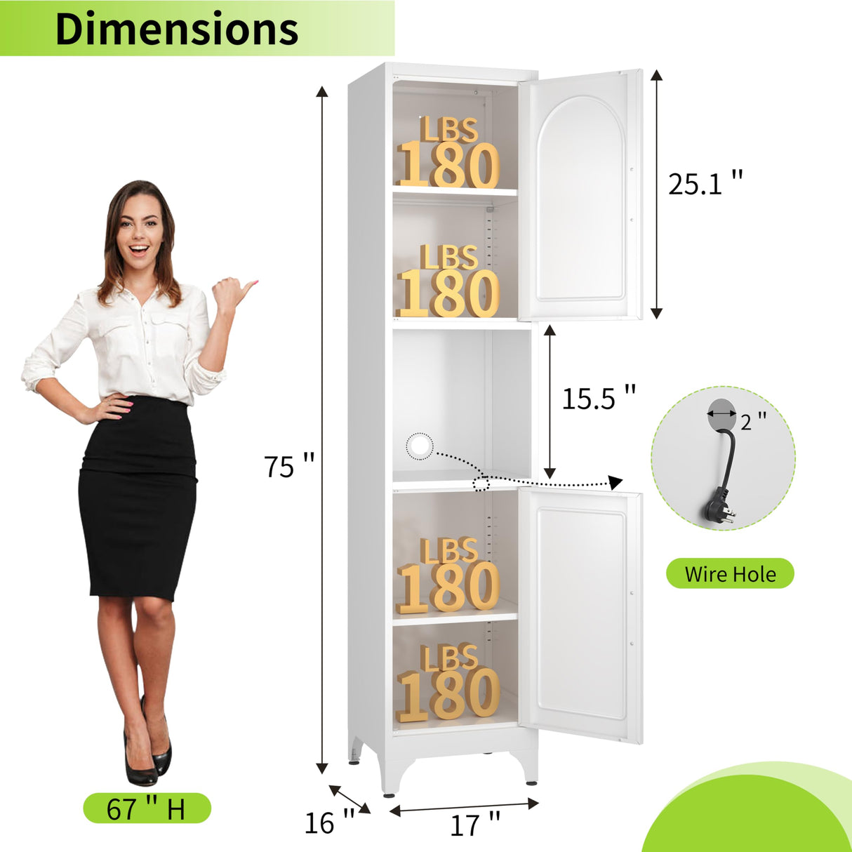 UNICOLY 75" Tall Kitchen Pantry Storage Cabinet, Pantry Cabinet with Doors and Shelves, Microwave Stand, for Laundry, Living Room, Bathroom, Dinning Room, Assembly Required, White UNICOLY
