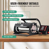 VEVOR Tumbler Heat Press Machine, 11-30oz Mug Press, Heat Up Fast and Even, Tumbler Press with Sublimation Paper, Tape and Gloves, Temp and Time Setting, for Sublimation Tumblers, Cups, Mugs, Black VEVOR