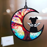 CCiaga DIY Dog Angel Memorial Suncatcher with Sympathy Card,Memorial Gifts for Loss of Dog Sympathy Gift,Pet Memorial Gifts for Dogs(3-Life Tree) CCiaga