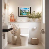 Banff National Park Paint by Numbers Kit for Adults, Canada Paint by Number, Mountain Lake Tree Pine Acrylic Painting for Gift, Alberta Poster Home Decor - Natural Scenery(16x20inch, No Frame) Cawpom