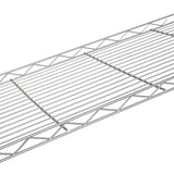 WEI WEI GLOBAL 5-Tier Metal Wire Shelving Unit, Adjustable Utility Storage Standing Rack Organizer Cabinet for Garage Laundry Bathroom Kitchen Closet -29" W x 13" D x 59" H, Silver Gray WEI WEI GLOBAL