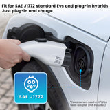 GODIAG Level 1+2 EV Charger - ETL Certified (Adjust 16A,110V-240V) with 20ft Cable, Portable EV Charger with NEMA 6-20 & NEMA 5-15 Plug for J1772 EVs and PHEVs GODIAG