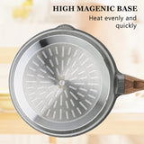 SENSARTE Nonstick Deep Frying Pan Skillet, 10/11/12-inch Saute Pan with Lid, Stay-cool Handle, Chef Pan Healthy Stone Cookware Cooking Pan, Induction Compatible, PFOA Free (10-Inch) SENSARTE