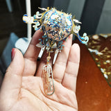 MU 3D Metal Puzzles Model Kits Building for Adult to Build Scented Sachet A, Ancient Palace Miniature Assembling, Birthday DIY Gifts and Home Decor MU