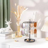 ProCase Sunglasses Organizer Glasses Holder Eyeglasses Stand, Upgraded Large Capacity Sunglass Storage with Metal Frame and Base, Eyewear Display Rack for Tabletop, Up to 15 Pairs -Black ProCase