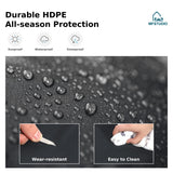 MFSTUDIO Carport 10x15 ft, Outdoor Heavy Duty Carports with Sidewalls, Metal Shed Canopy Shelters Garage Shelter Shade Car Ports with Galvanized Roof for Cars, Truck and Boats MFSTUDIO