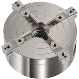 4-Inch Self-Centering Wood Lathe Chuck for Nova, 1" x 8 TPI Thread with 3/4" x 16 TPI Adapter, 4-Jaw Wood Turning Chuck Set Bzcovac