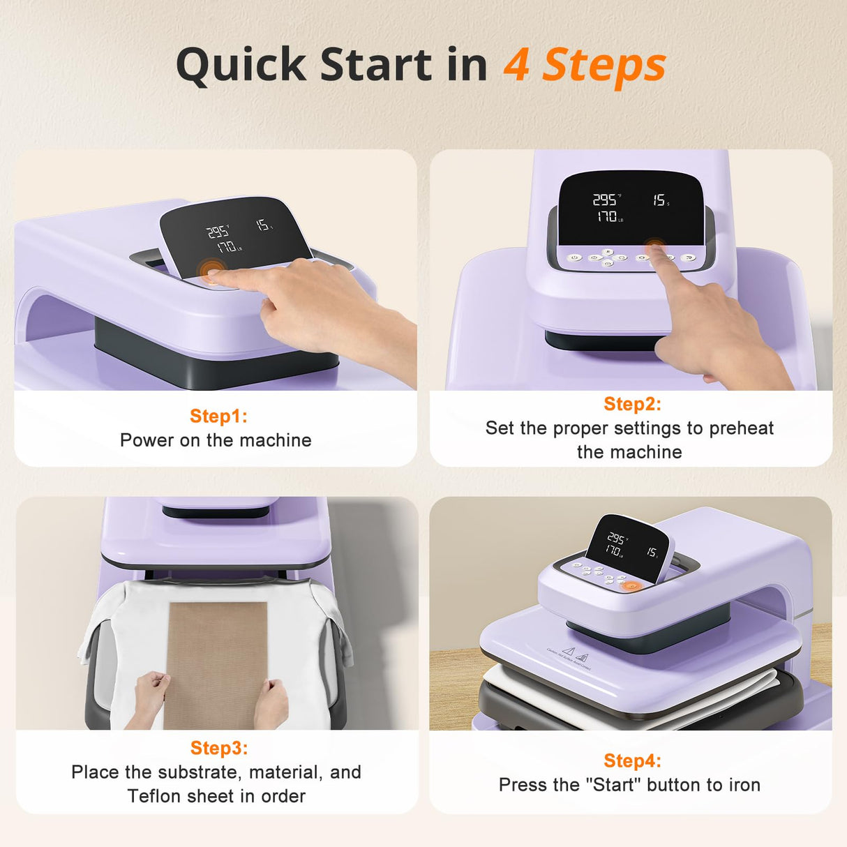 HTVRONT Auto Heat Press 2 - Heat Press Machine for T Shirts with Adjustable Pressure & Higher Heating Height, Heats Up Fast & Evenly Heat Press 15x15 for HTV, Sublimation, Heat Transfer Projects HTVRONT