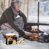 Hosoote 70 pcs Fire Starter - Natural Fire Starters for Fireplace, Pellet Stove & Wood, Campfires, BBQ, Pizza Oven, Fire Pit, Smoker - Fire Starters for Grill, Charcoal Fire Starter for Grill Hosoote
