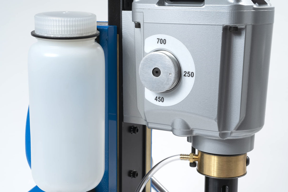 Hougen HMD920 115-Volt Swivel Base Magnetic Drill 3 Speed/Coolant Bottle Plus 1/2" Drill Chuck Adapter Plus 12002 Rotabroach Cutter Kit Replacement of The HMD917 Hougen