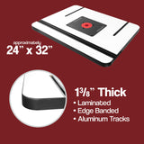 Premium 1-3/8 inch Thick Router Table with Deluxe Fence Package with Premium Router Plate and 5 Interchangeable Insert Discs Fulton Woodworking Tools