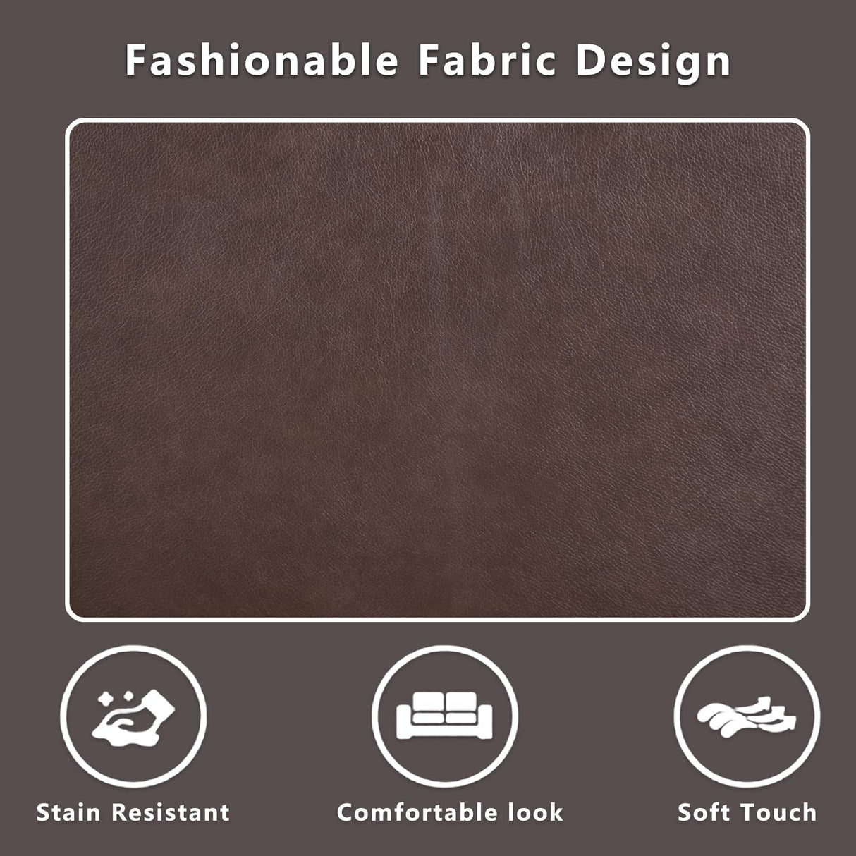 Caberryne 2 Pieces Leather Recliner Sofa Sets，Recliner Sofa and Loveseat Light Brown for Living Room Furniture Set,Wall Hugger Recliners for House/Office/Rv(Recliner Loveseat&Couch 2 Piece) Caberryne