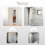 Vatge Closet Curtains, Accordion Style Door Curtains for Doorways, Pleated Folding Doors Curtain for Closet and Room Divider, 1 Panel, W39 x L78, Beige Vatge