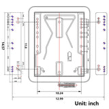 Universal Tractor Suspension Seat with Adjustable Angle Back,Armrest And Safety Belt,for Linde Forklift Tractor,Excavator Skid Loader Backhoe Dozer Telehandler TICSEA