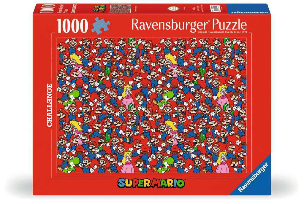 Ravensburger Puzzle 12000504 - Super Mario Challenge - 1000 Teile Puzzle für Erwachsene und Kinder from 14 Years, White