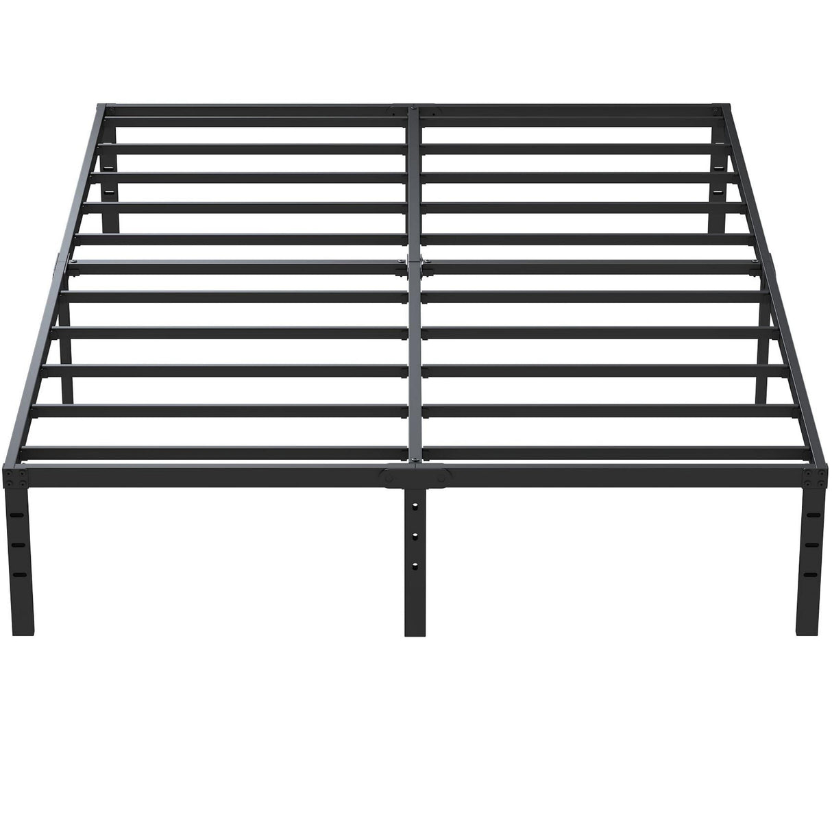 Maenizi 14 Inch Metal Bed Frame Queen Size No Box Spring Needed, Heavy Duty Platform Support Up to 3000 lbs, Easy Assembly, Noise Free, Black Maenizi