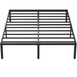 Maenizi 14 Inch Metal Bed Frame Queen Size No Box Spring Needed, Heavy Duty Platform Support Up to 3000 lbs, Easy Assembly, Noise Free, Black Maenizi