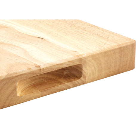 Winco WCB-1218 Wooden Cutting Board, 12-Inch x 18-Inch x 1.75-Inch, Tan, 12 X 18 Winco