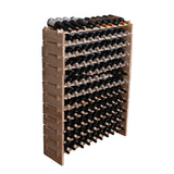 fdjamy Wine Rack Cabinet Freestanding for Floor Wooden Stackable Storage Modular countertop Wood Wine Holder (120bottle) fdjamy